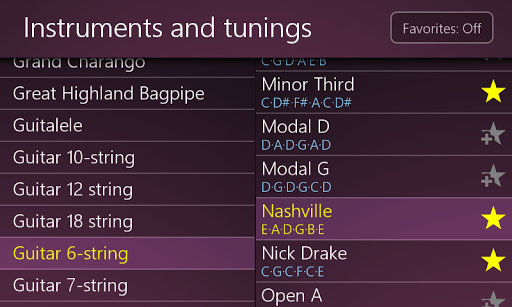Airyware Tuner - Guitar Tuner & more скриншот 2