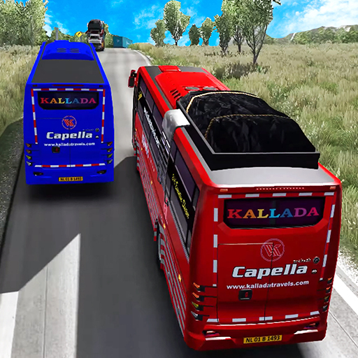 Coach Bus Racing Simulator 2021:New Bus Games Free icon