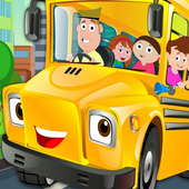 wheels on the bus go Nursery Rhymes Kids videos icon