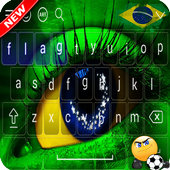 Flag Brazil Keyboard  Emoji 2018 icon