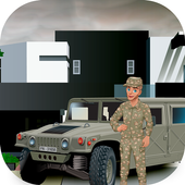 3D San Army Car Driver icon