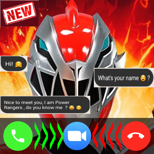 Video call for Power Hero and chat simulator icon