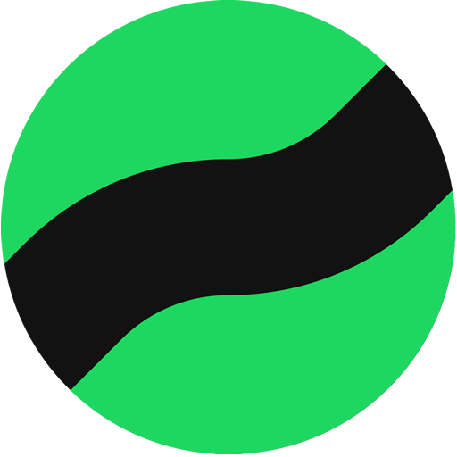 Schwung - lekker snel door groen icon