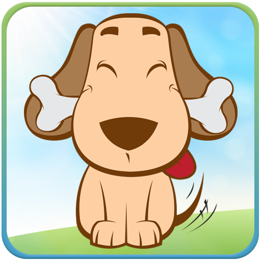 Puzzles of a dog icon