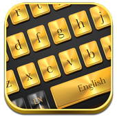 Black Gold Keyboard icon