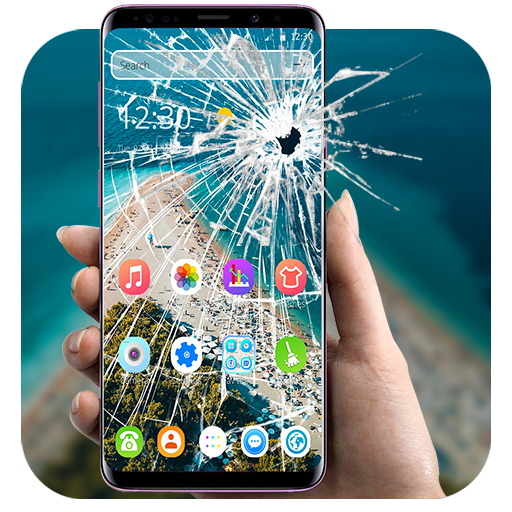 Broken Screen Theme icon