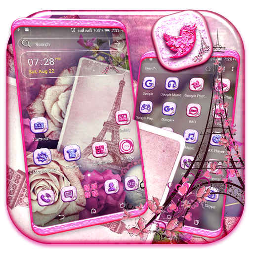 Paris Memory Launcher Theme أيقونة