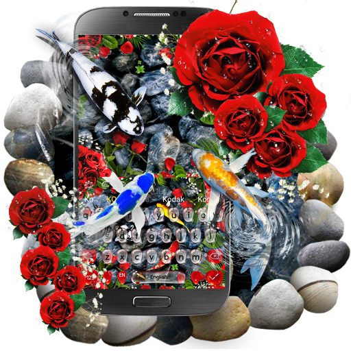 Rose Koi Fish Keyboard icon