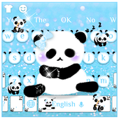 Blue Panda Keyboard icon