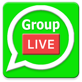 Group live for whatsap أيقونة