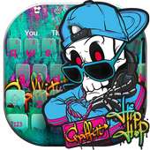 Graffiti Hip Hop Skull Keyboard on 9Apps