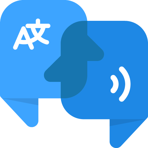 Voice OCR language translation icon