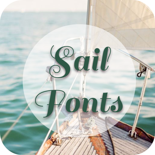Sail Font for FlipFont , Cool Fonts Text Free أيقونة