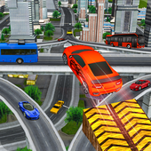 Crazy Car Impossible Stunt Challenge Game icon