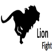 lion fight icon