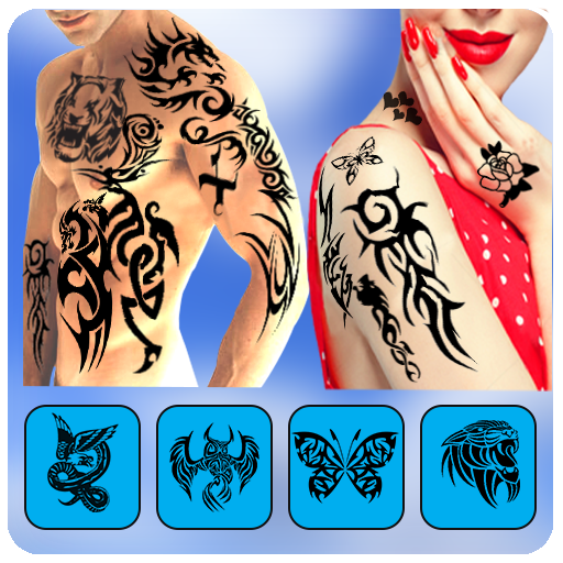 Tattoo On your Photo, Tattoo Design Editor icon
