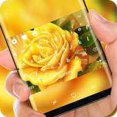 Yellow Flower HD Keyboard Love Rose Theme on 9Apps