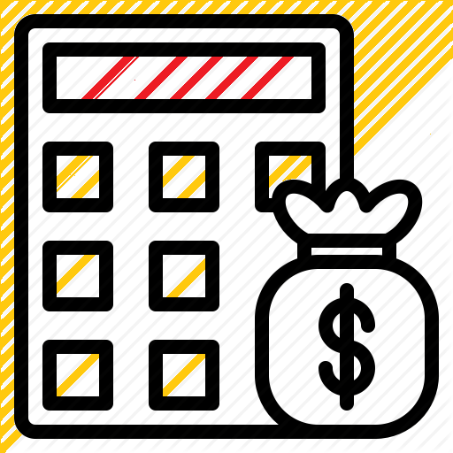 Cash counter Money calculator icon
