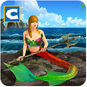 Angry Mermaid Attack Ocean Simulator icon