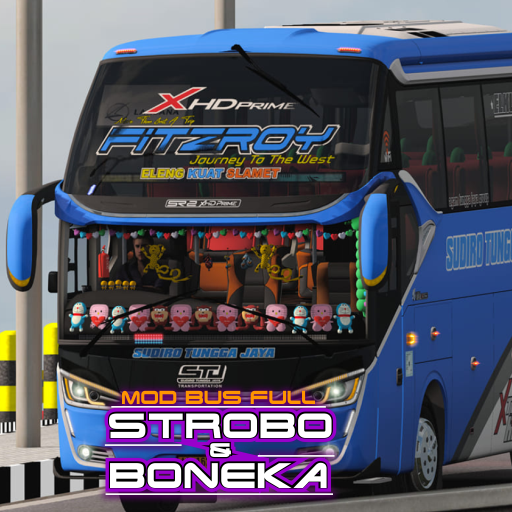 ikon Mod Bussid Full Strobo dan Boneka