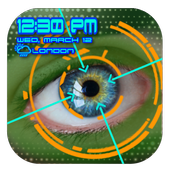 Eye Scanner Lock Techno icon