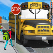 real school bus driving simulator 2019 icon