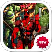 Deadpool Superhero Fighting