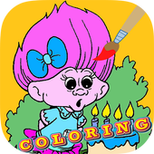 Coloring game troll creator icon