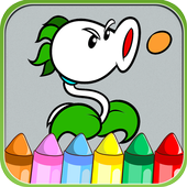 Coloring for Plants and Zombie icon