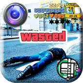 Wasted Photo Maker: Grand Theft Gangster Sticker icon