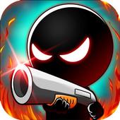 Vexman troll shooter - Stickman run and gun 2 icon