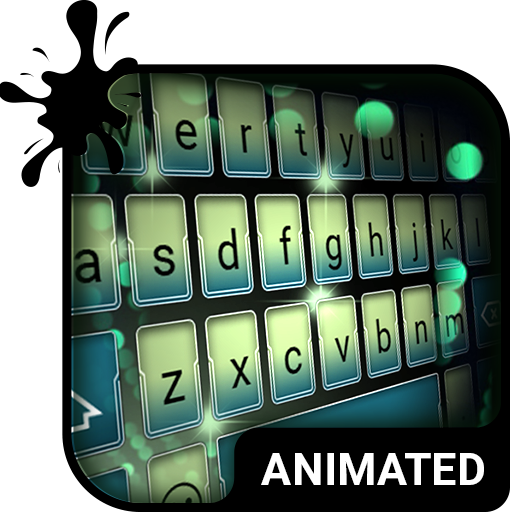 Green Disco Animated Keyboard  icon