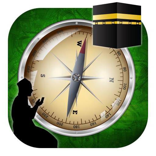 Qiblah Compass: Prayer Timings &amp; Direction icon