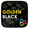 Golden Black Go Launcher Theme icon