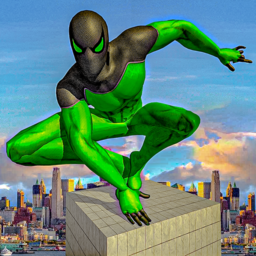 Flying Super Rope Hero 3D - Miami Crime Fighting icon