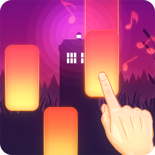 Piano music tile 4 icon