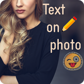 Text on Photo|Photo Pe Naam Likhne Wala App أيقونة
