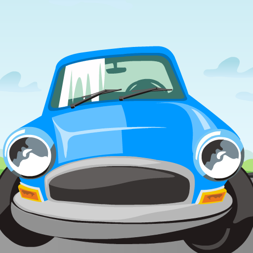 Park the blue car icon