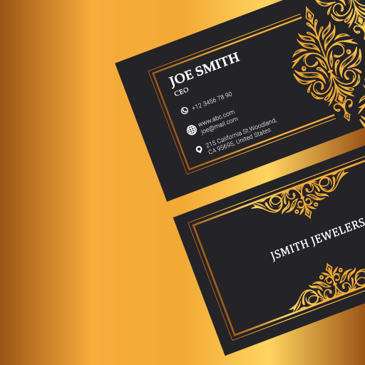 Digital Business Card-Design &amp; icon