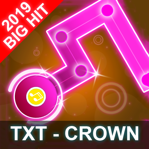 TXT Dancing Line: CROWN Song Dance Line Tiles Game icon