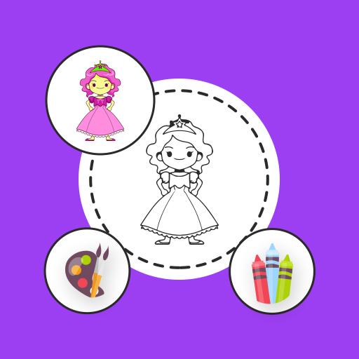Draw Princess Step by Step icon