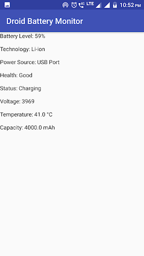 Droid Battery Monitor screenshot 2