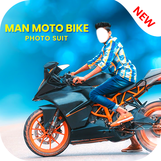 Men Bike Rider Photo Editor - Man Photo Suit icon