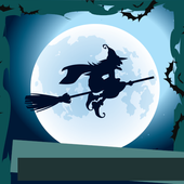 Cadılar duvarlı fotoğraf çerçe icon