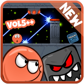 Red Hero 4: Bounce Ball Vol5 icon