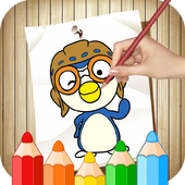 Drawing Pororo Books For Kids icon