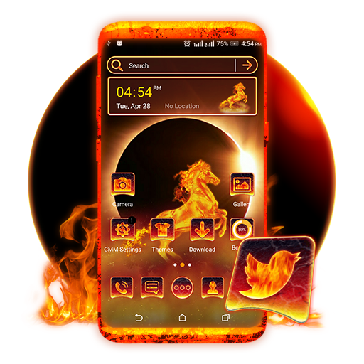 Fire Horse Launcher Theme icon