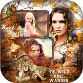 Wild Animal Photo Collage icon
