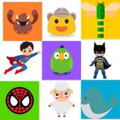 Memory Game: Animals, superheroes, Pou, Fruits