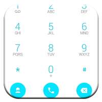Dialer Theme Droid L White